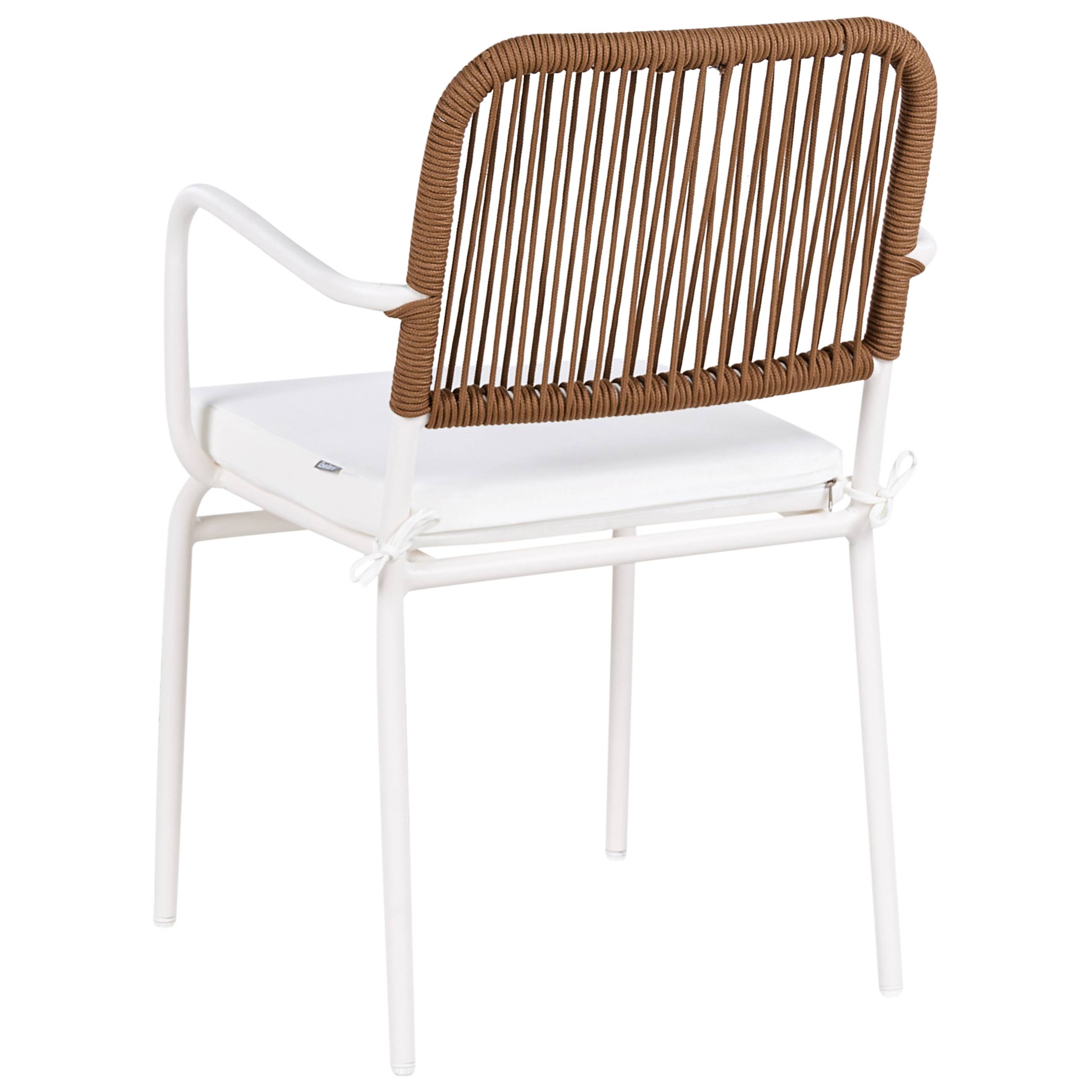 Chaise de jardin Aluminium Blanc TACENO - Beliani - Image 5