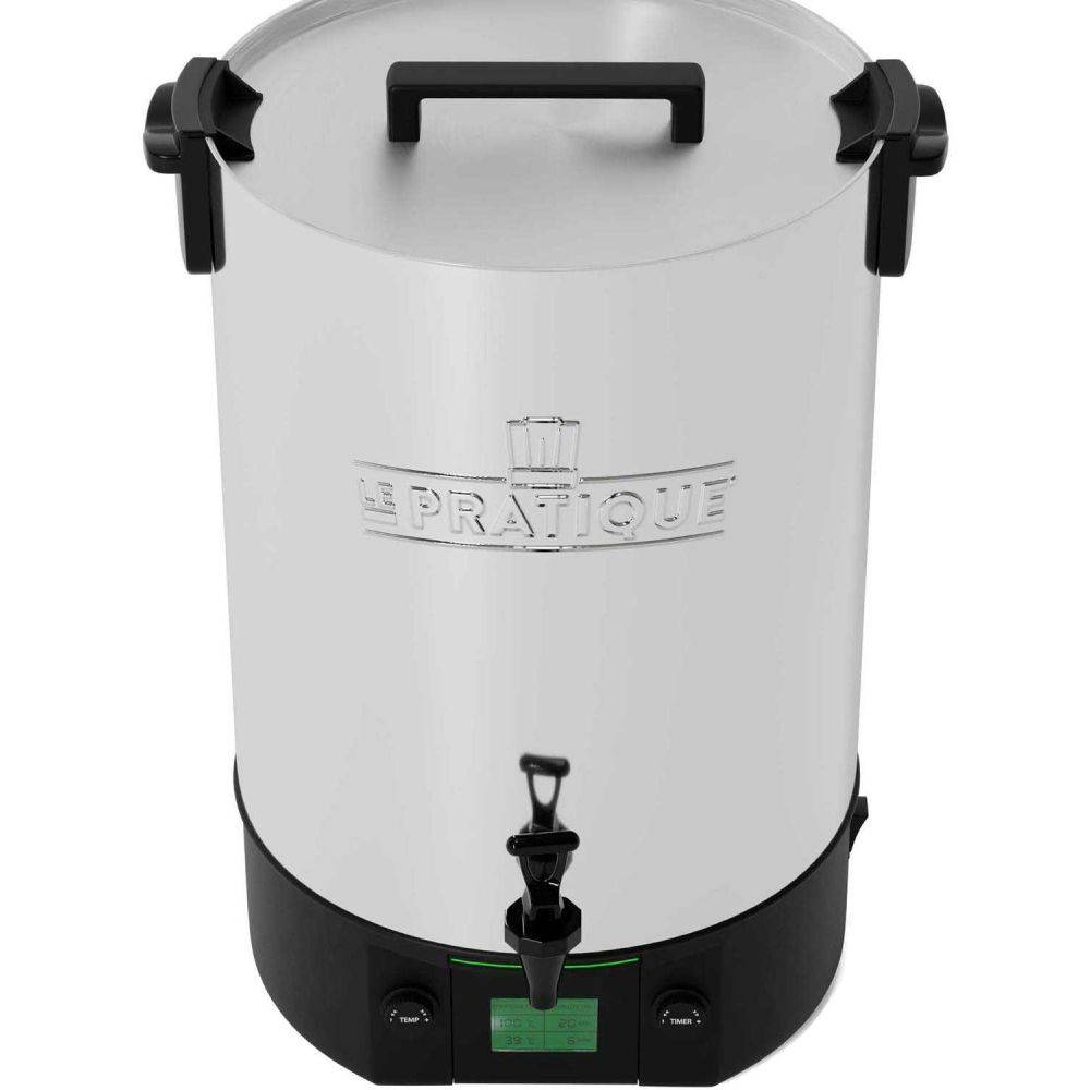 LE PRATIQUE - Stérilisateur électronique en inox 14 bocaux 2200 W avec 24 bocaux en verre - Imagen 4