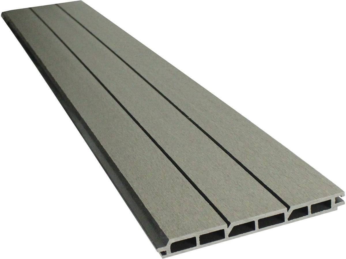 Habitat Et Jardin - Lot De 6 Lames Composite De Clôture - L160 Cm X L25.8cm X ép. 2cm - Gris -habitat Et Jardin - Imagen 2