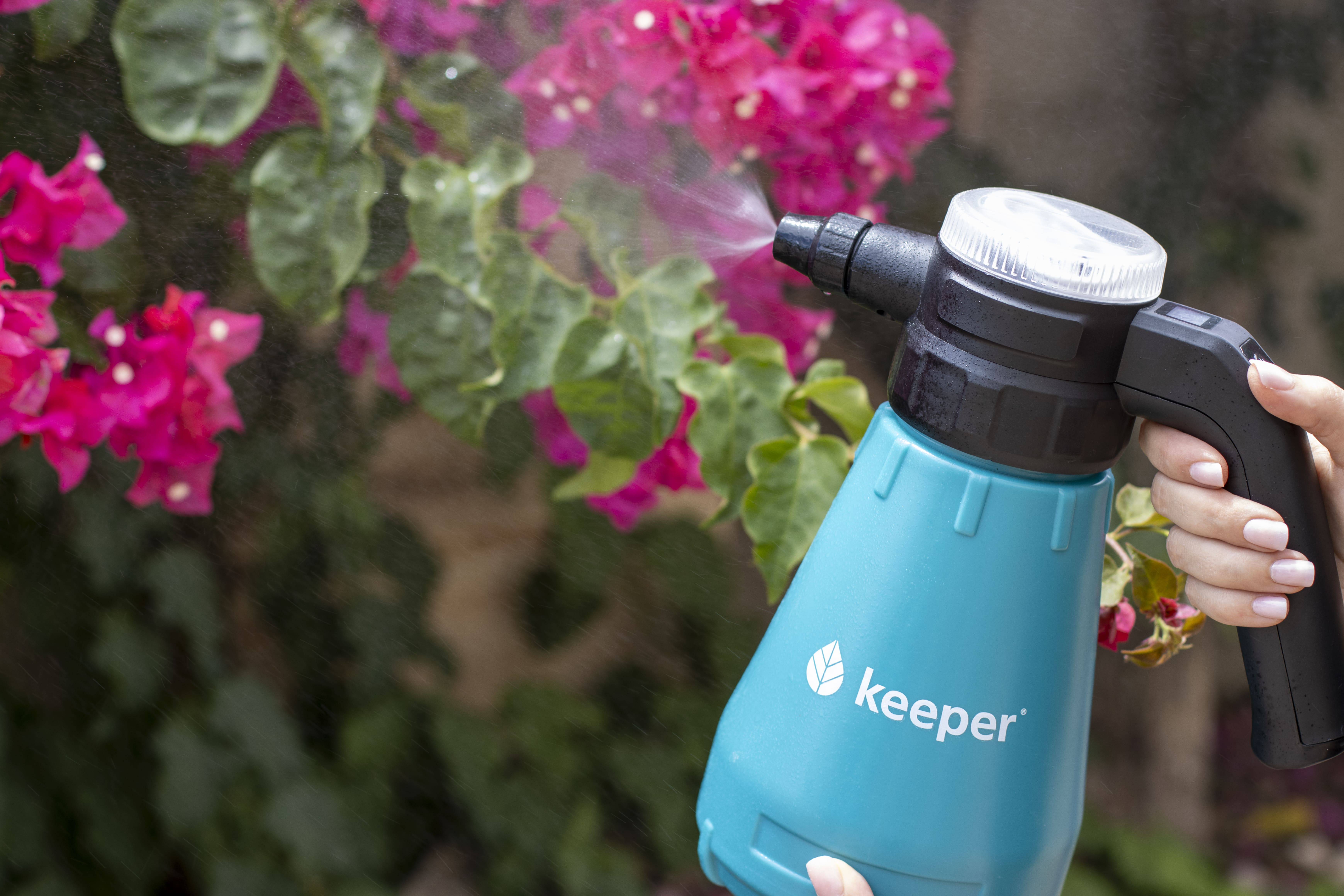 KEEPER Pulvérisateur Électrique 2 L Avec Écran LED - Batterie Rechargeable Lithium, 110 Min d'Autonomie - Réservoir Gradué Pour Jardin et Plantes - Image 3