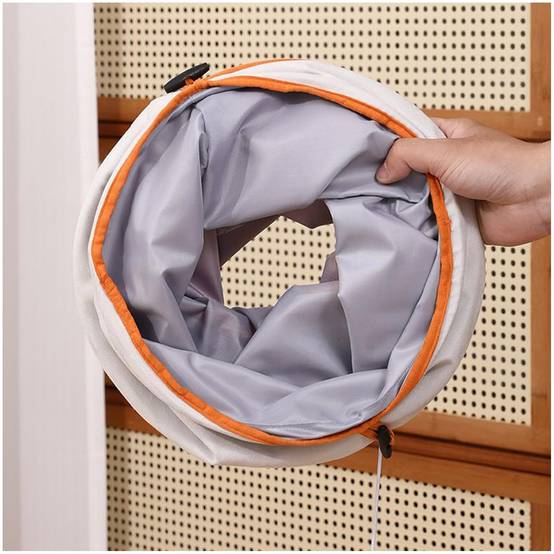 Tunnel amusant pour chat 80 cm pliable et démontable facile - Lytech - Image 5