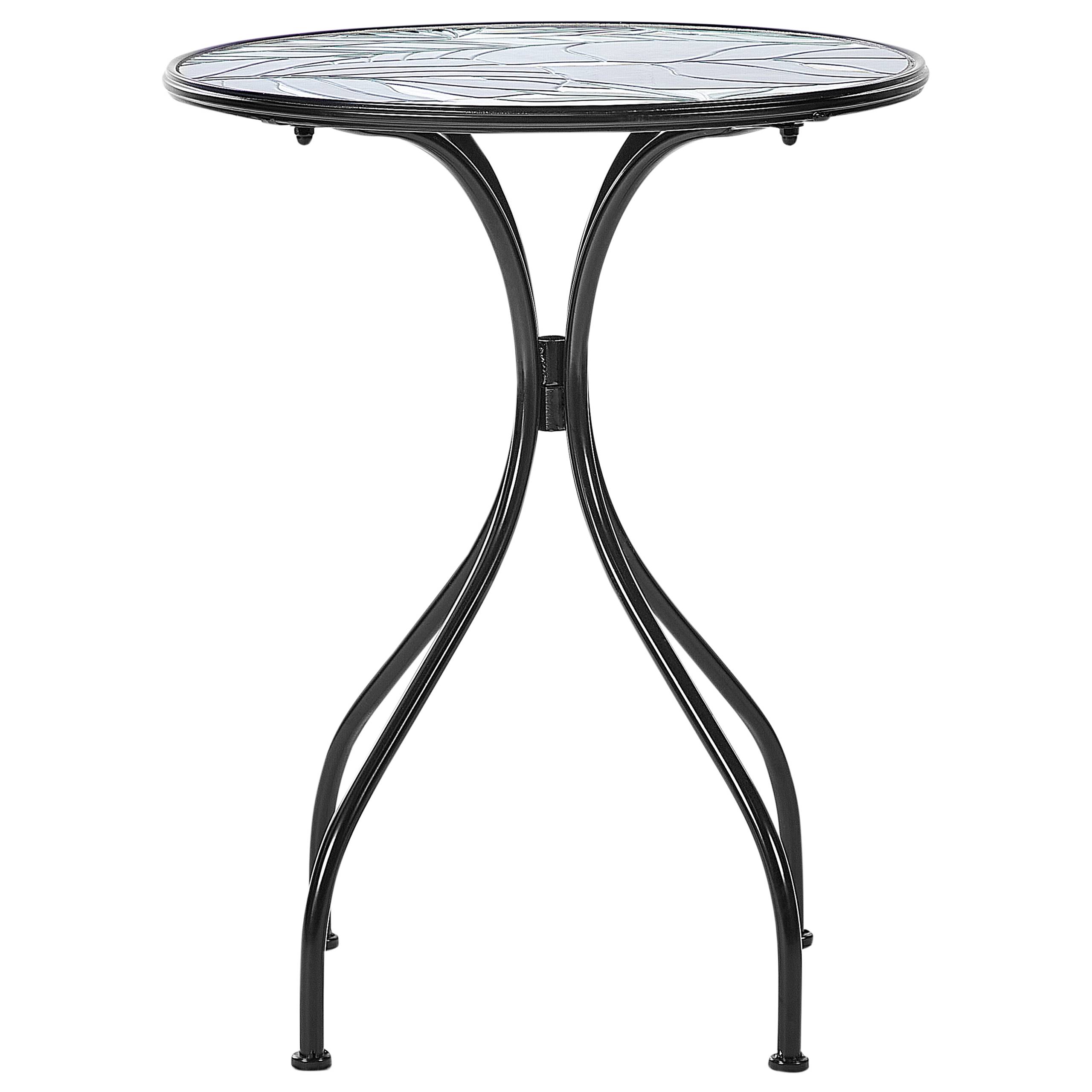 Beliani - Table bistrot Métal Noir COZZANA - Beliani - Imagen 5