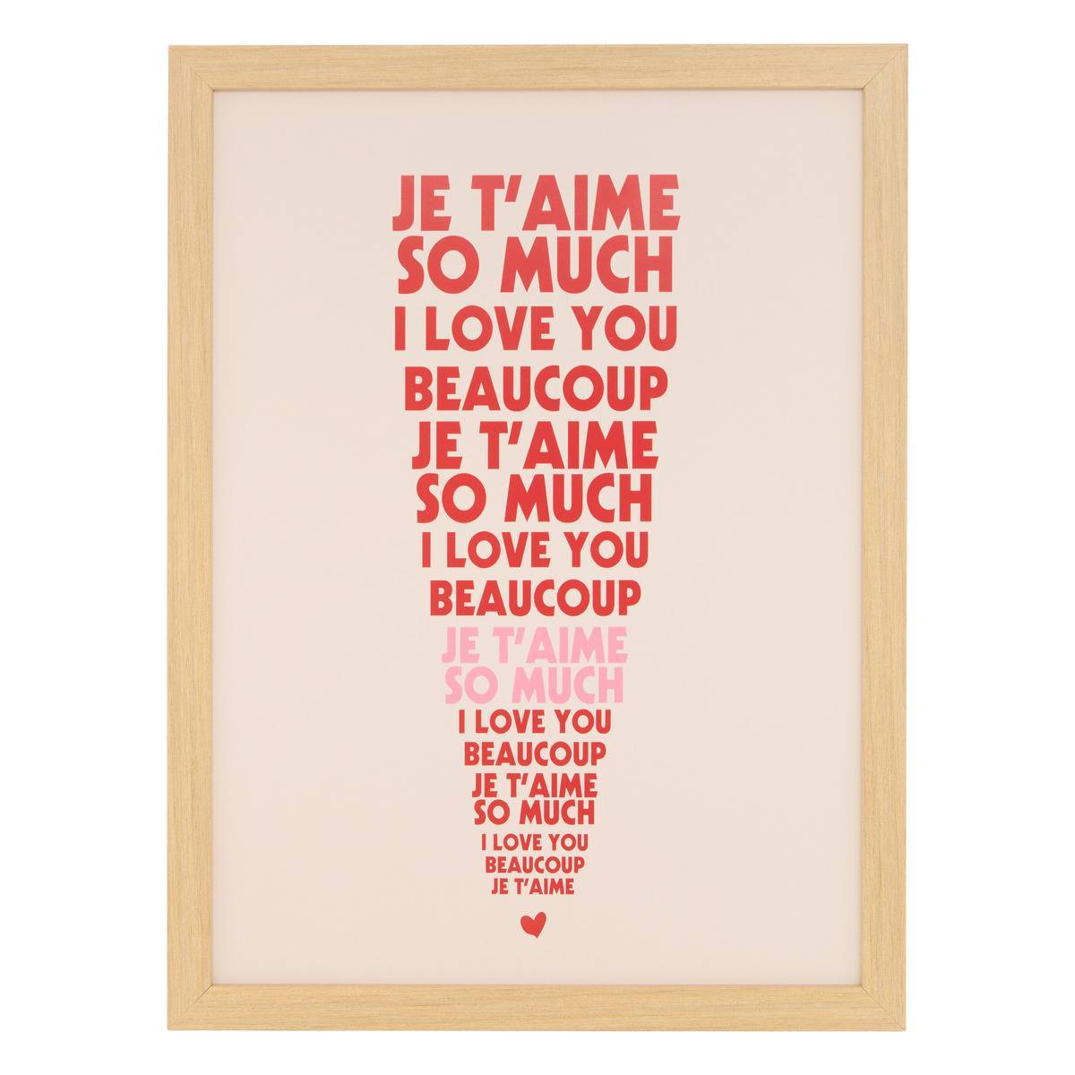 Atmosphera - Affiche encadrée Carine 30x40cm - Atmosphera Créateur d'intérieur - Image 1