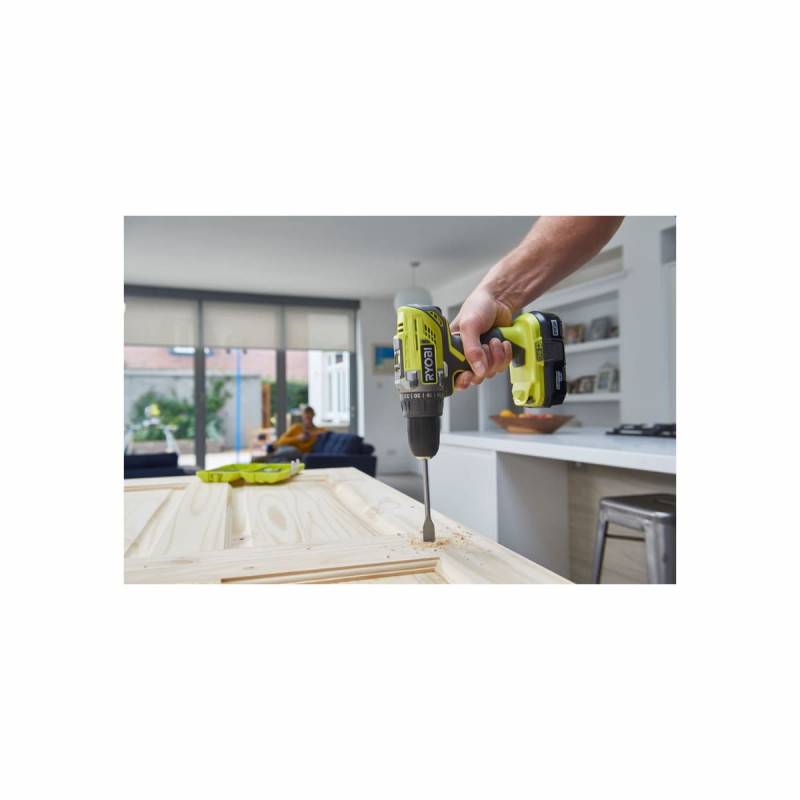 Ryobi - Pack RYOBI - Perceuse-visseuse R18DD3-0 - 18V One+ sans batterie ni chargeur - Coffret antichocs empilable 38 accessoires de perçage-vissage - porte - Image 5