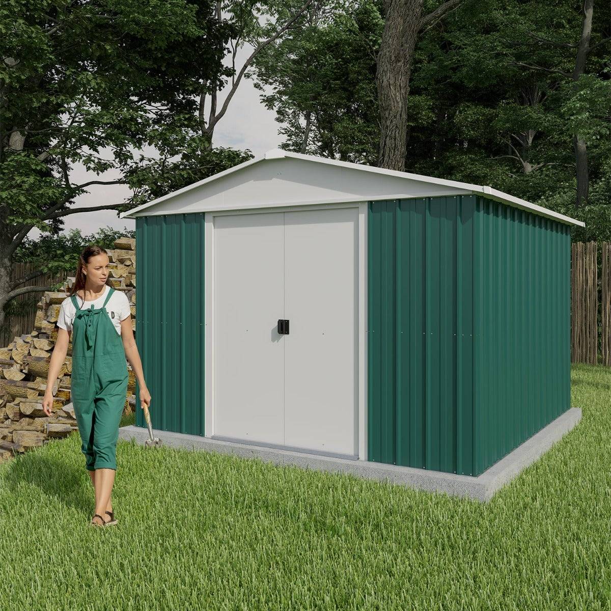 Yardmaster - Abri de jardin métal 9,03m² 1010GEYZ Yardmaster - Image 8