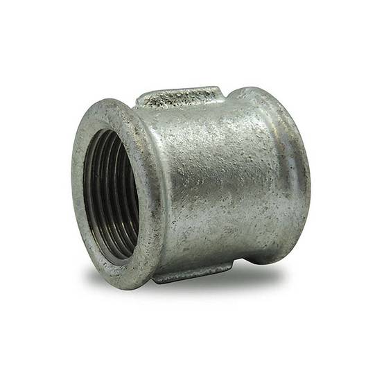 Mamelon femelle/femelle en fonte malléable galvanisé - 3/8'' - Image 1