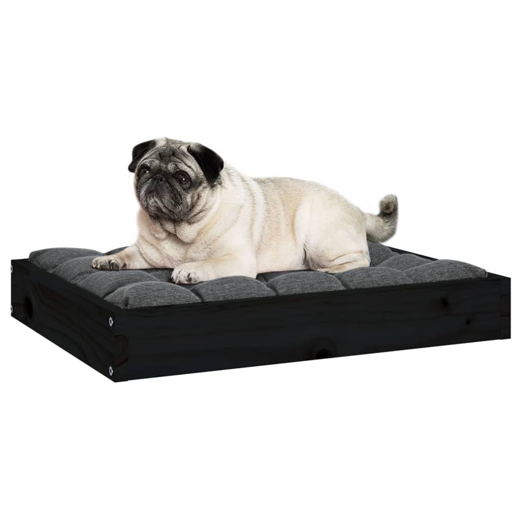 Vidaxl - Lit pour chien Noir 61,5x49x9 cm Bois de pin solide vidaXL 820855 - Imagen 7