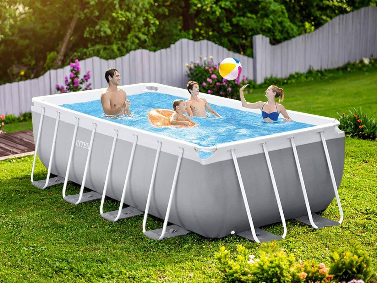 Piscine tubulaire Prism Frame rectangulaire 4,00 x 2,00 x 1,22 m - Intex - Imagen 6