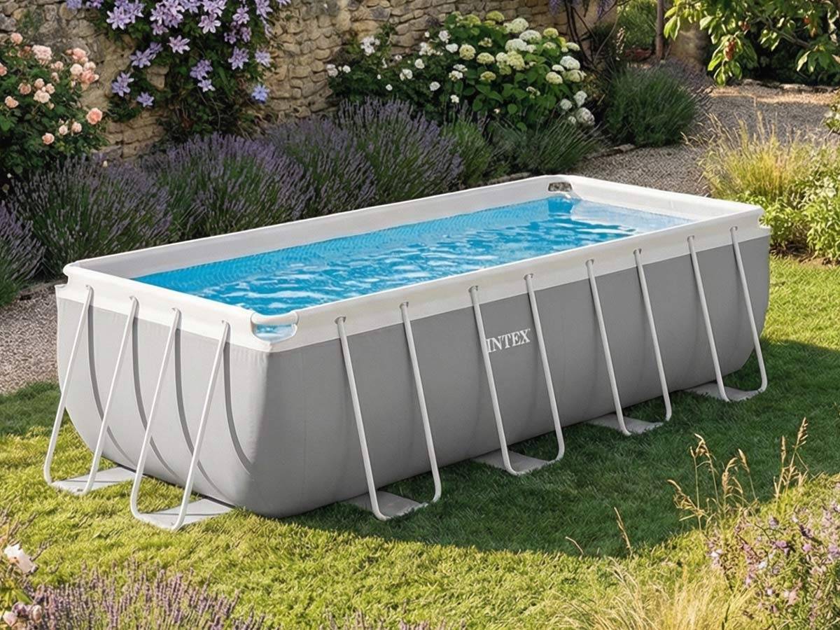 Piscine tubulaire Prism Frame rectangulaire 4,00 x 2,00 x 1,22 m - Intex - Imagen 2