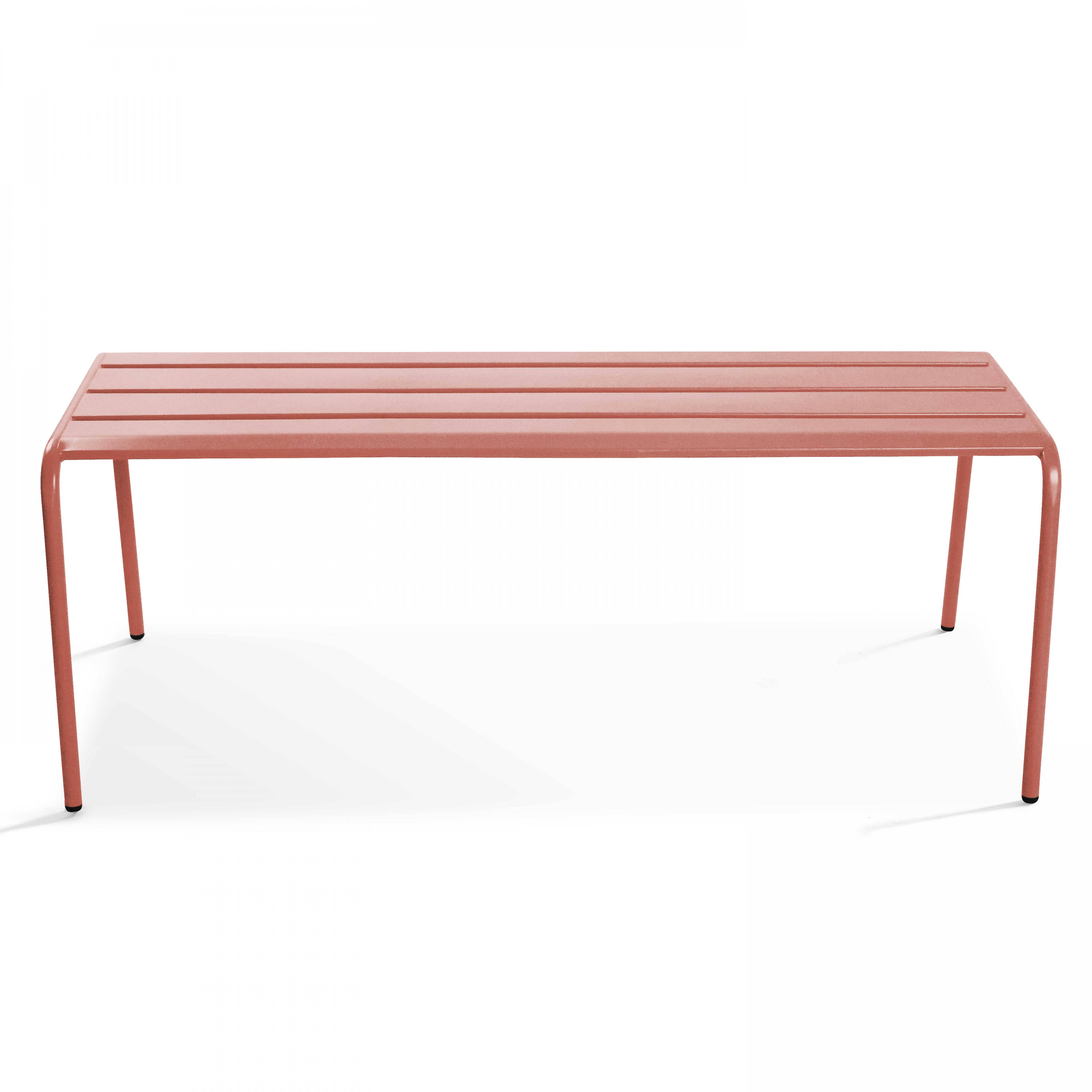 Oviala - Banc de jardin en acier argile Palavas - Oviala - Imagen 4