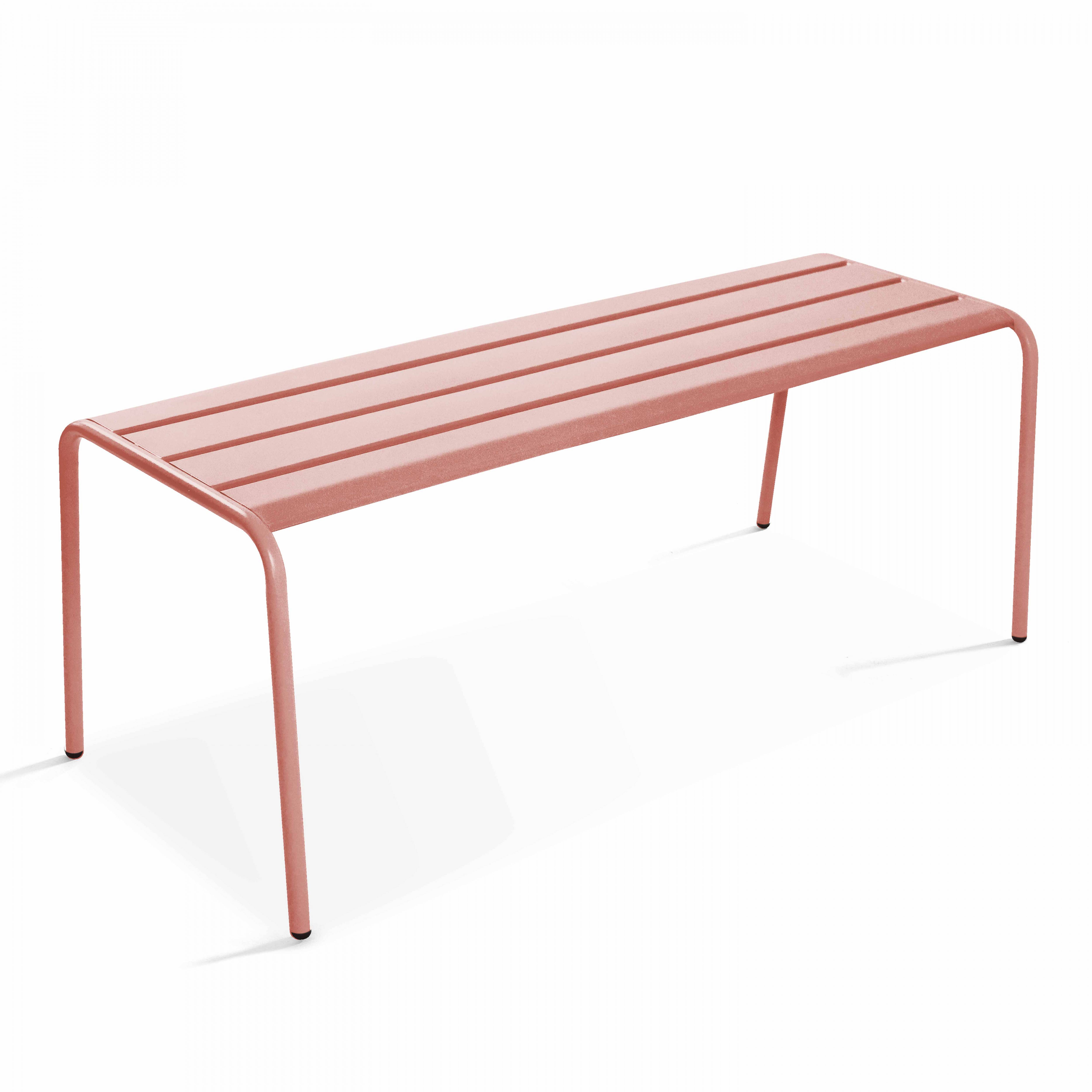 Oviala - Banc de jardin en acier argile Palavas - Oviala - Imagen 1