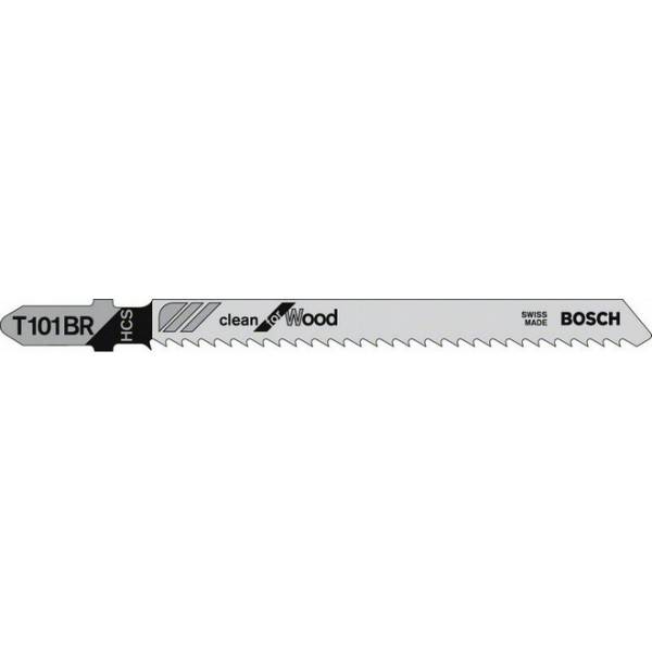 Bosch - Carte de 5 Lames Bois BOSCH HCS Rectifiee T101BR Denture inversée - 2608630014 - Image 1