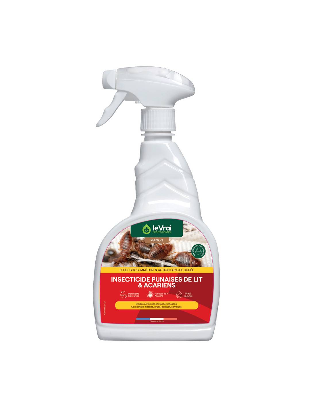 Le Vrai Professionnel - 6 Insecticide Punaises De Lit Et Acariens 750ml Tp18 - Le Vrai