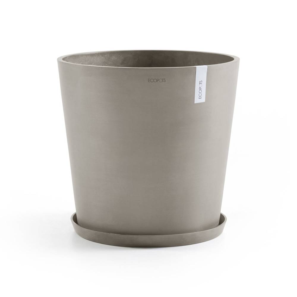 Ecopots - Pot Rond Amsterdam 60 Taupe - Ø 60 x H. 54,8 cm - 100 L ECOPOTS - Imagen 5