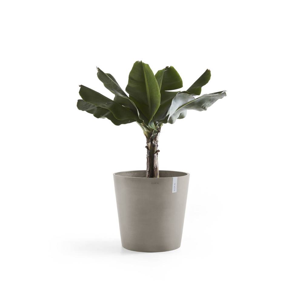 Ecopots - Pot Rond Amsterdam 60 Taupe - Ø 60 x H. 54,8 cm - 100 L ECOPOTS - Imagen 3
