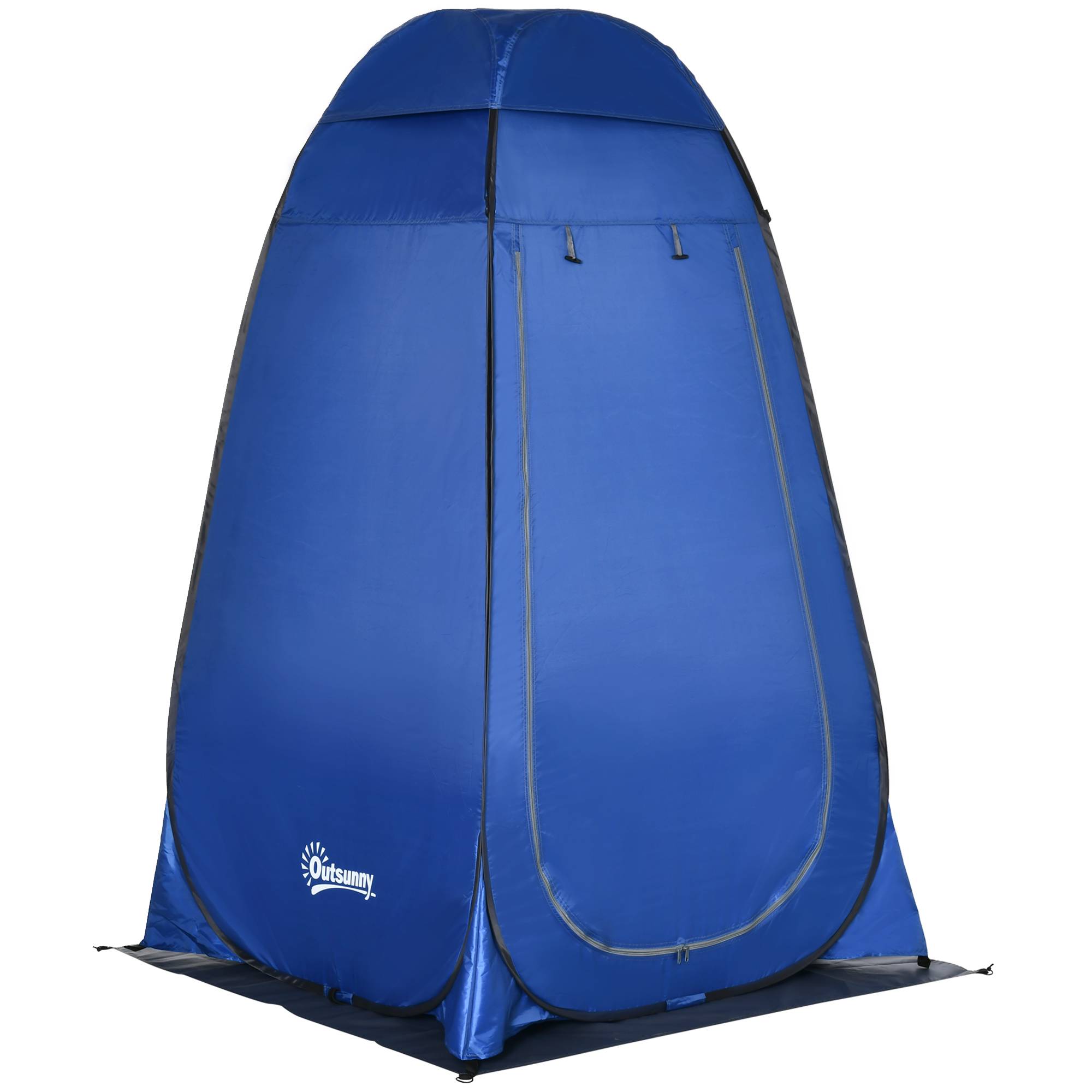Tente de douche pop-up acier bleu foncé 126 x 124 x 189 cm - PANGIVO - Image 1