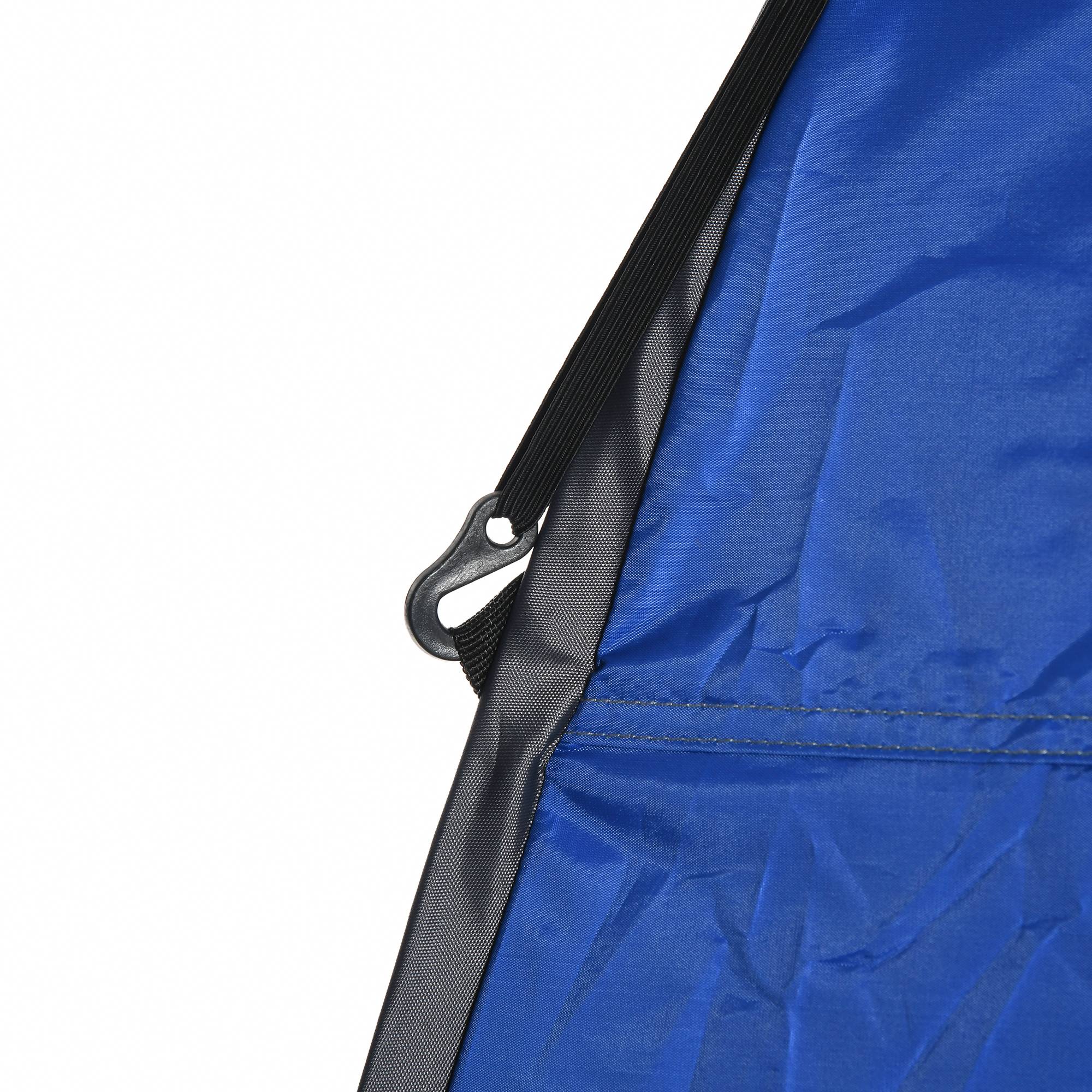 Tente de douche pop-up acier bleu foncé 126 x 124 x 189 cm - PANGIVO - Image 10