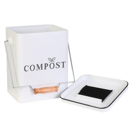 Pack de 2 filtres pour poubelle à compost découpables -