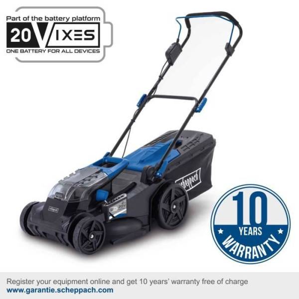 Scheppach - Tondeuse sans fil BC-MP430-X - coupe 43cm + mulching + ramassage + hauteur réglable - SCHEPPACH 20V IXES - sans batterie ni cha - Image 2