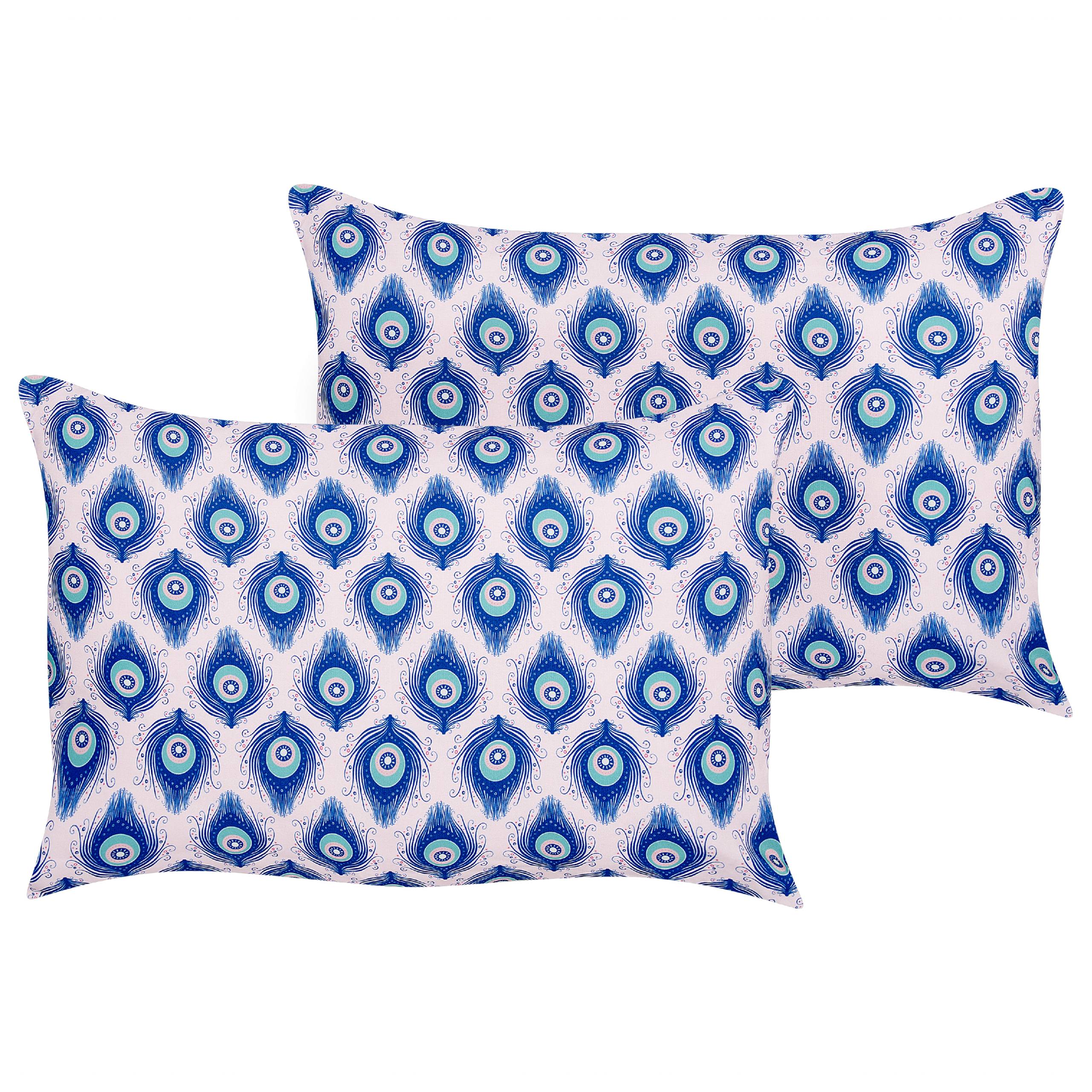 Beliani - Coussin d'extérieur Polyester Bleu CERIANA - Beliani - Imagen 2