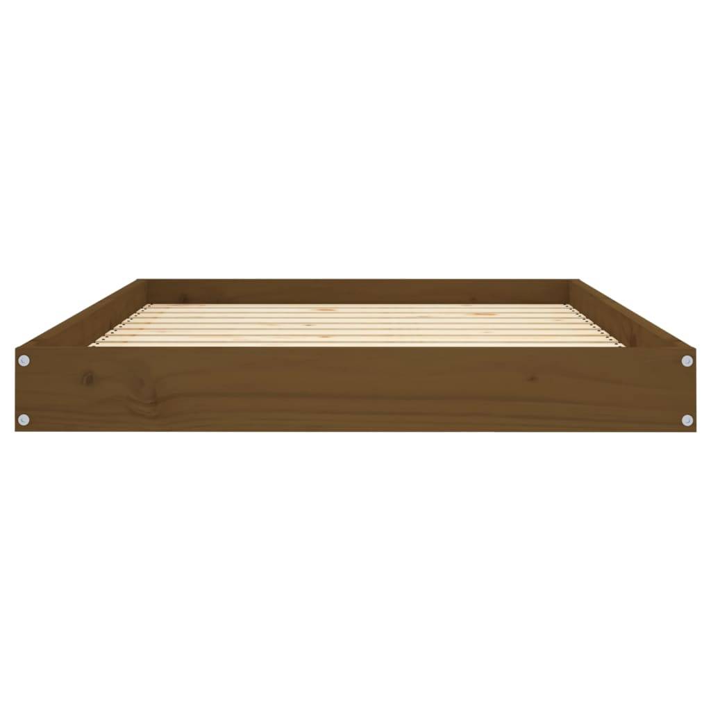 Vidaxl - Lit pour chien Marron miel 101,5x74x9 cm Bois de pin solide vidaXL 820869 - Imagen 2