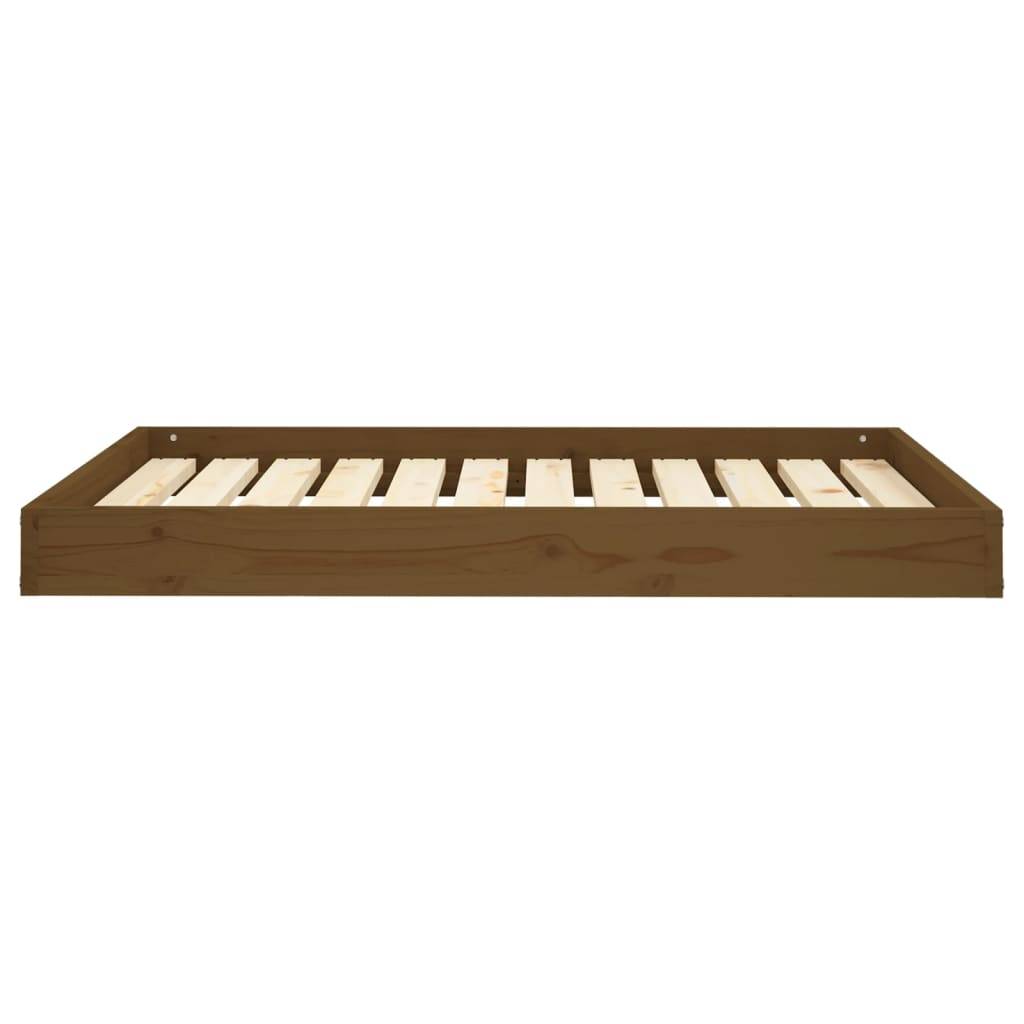 Vidaxl - Lit pour chien Marron miel 101,5x74x9 cm Bois de pin solide vidaXL 820869 - Imagen 6
