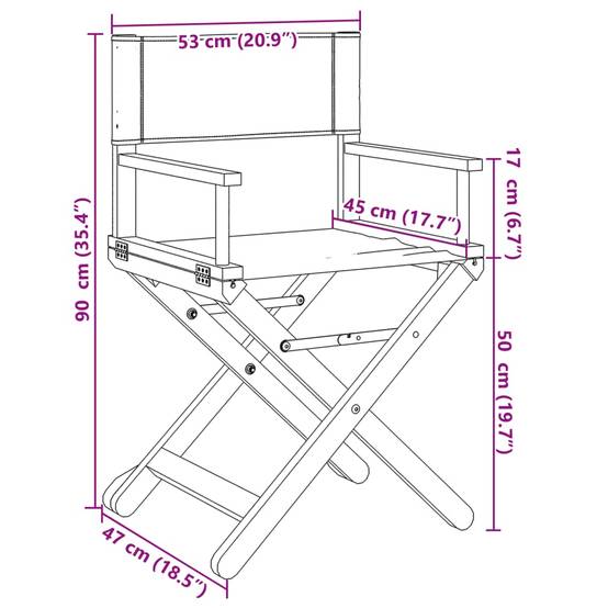 Lot de 2 Chaises de jardin pliables - Chaises d'extérieur - Chaise pliante de jardin blanc crème tissu-JU12471 - Image 9