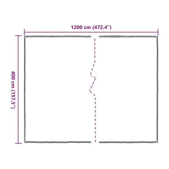 ComfortXL - Bâche protection plantes PE aménagement extérieur imperméable 4x12m transparent - ComfortXL Outdoor Living - Image 8