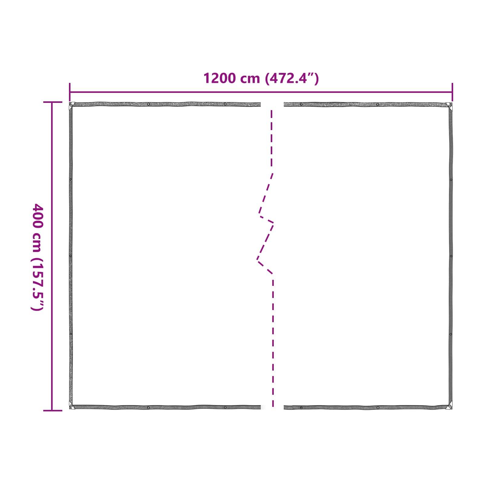 ComfortXL - Bâche protection plantes PE aménagement extérieur imperméable 4x12m transparent - ComfortXL Outdoor Living - Image 8