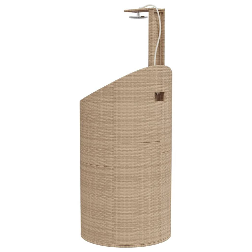 Douche d'exterieur  Corinth Naturel  100 X 100 X 241,5 cm  - P87211N - Image 7
