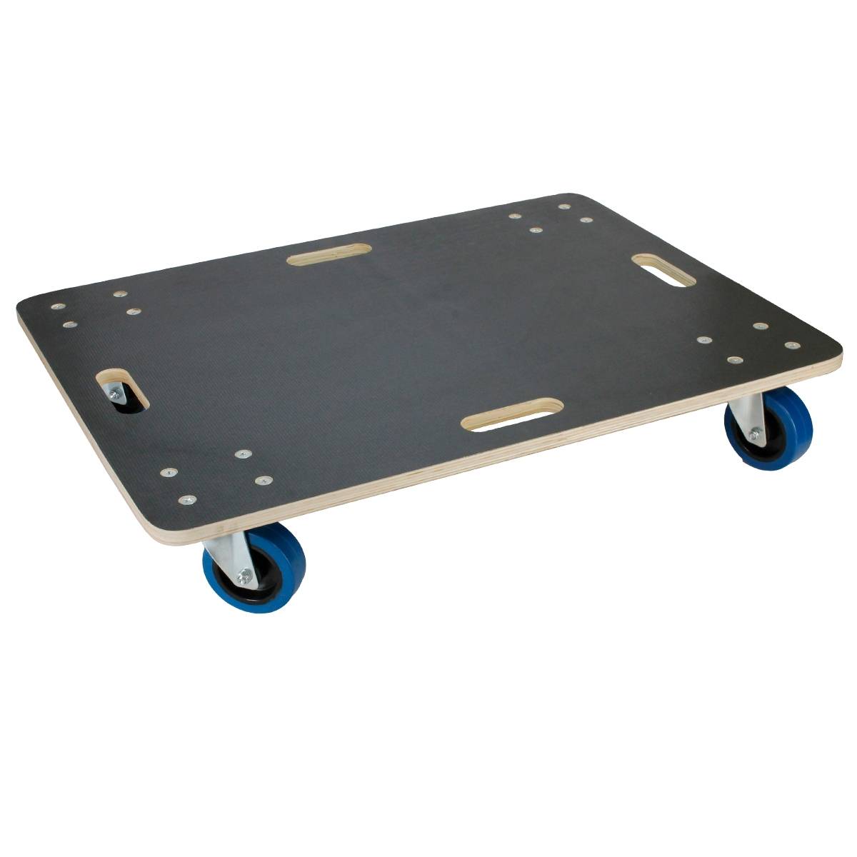 Ecd-Germany - Chariot de transport 60x80 cm capacité 800 kg plateau roulant contreplaqué surface antidérapante roulettes en PP idéal pour meubles et déménagement - Imagen 1