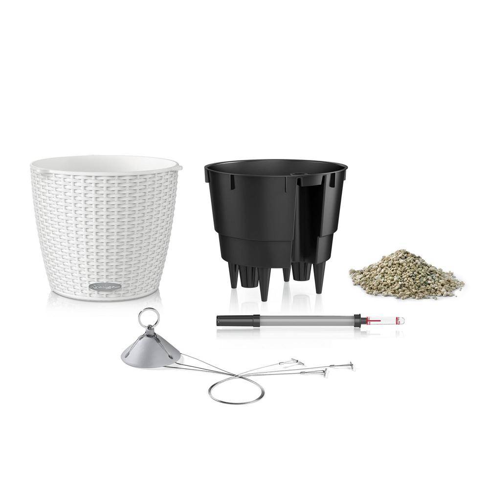 Lechuza - Nido Cottage 28 - kit complet, blanc Ø 27 x 23 Lechuza - Imagen 2