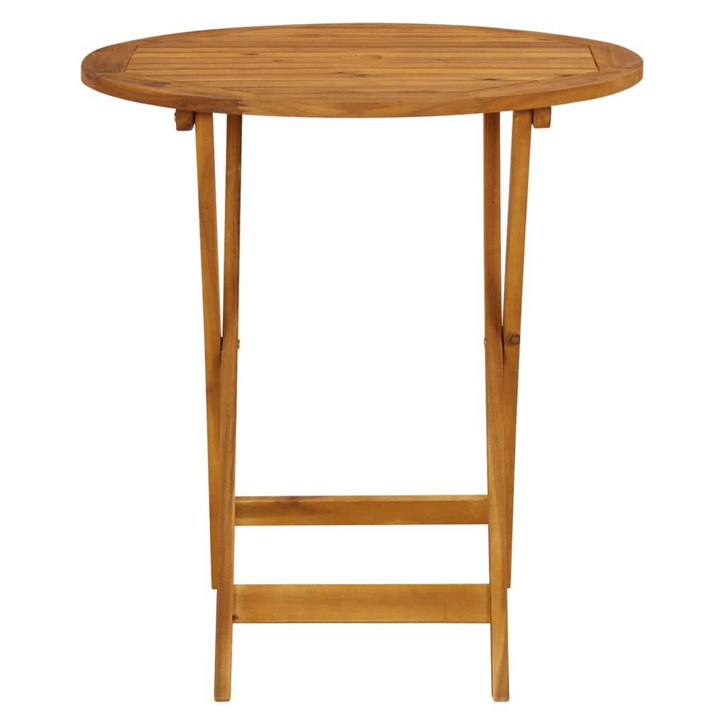 Maison Chic - Ensemble 3 pcs de bistro - Salon De Jardin - Mobilier extérieur bleu et blanc tissu et bois massif MI608 - Image 6