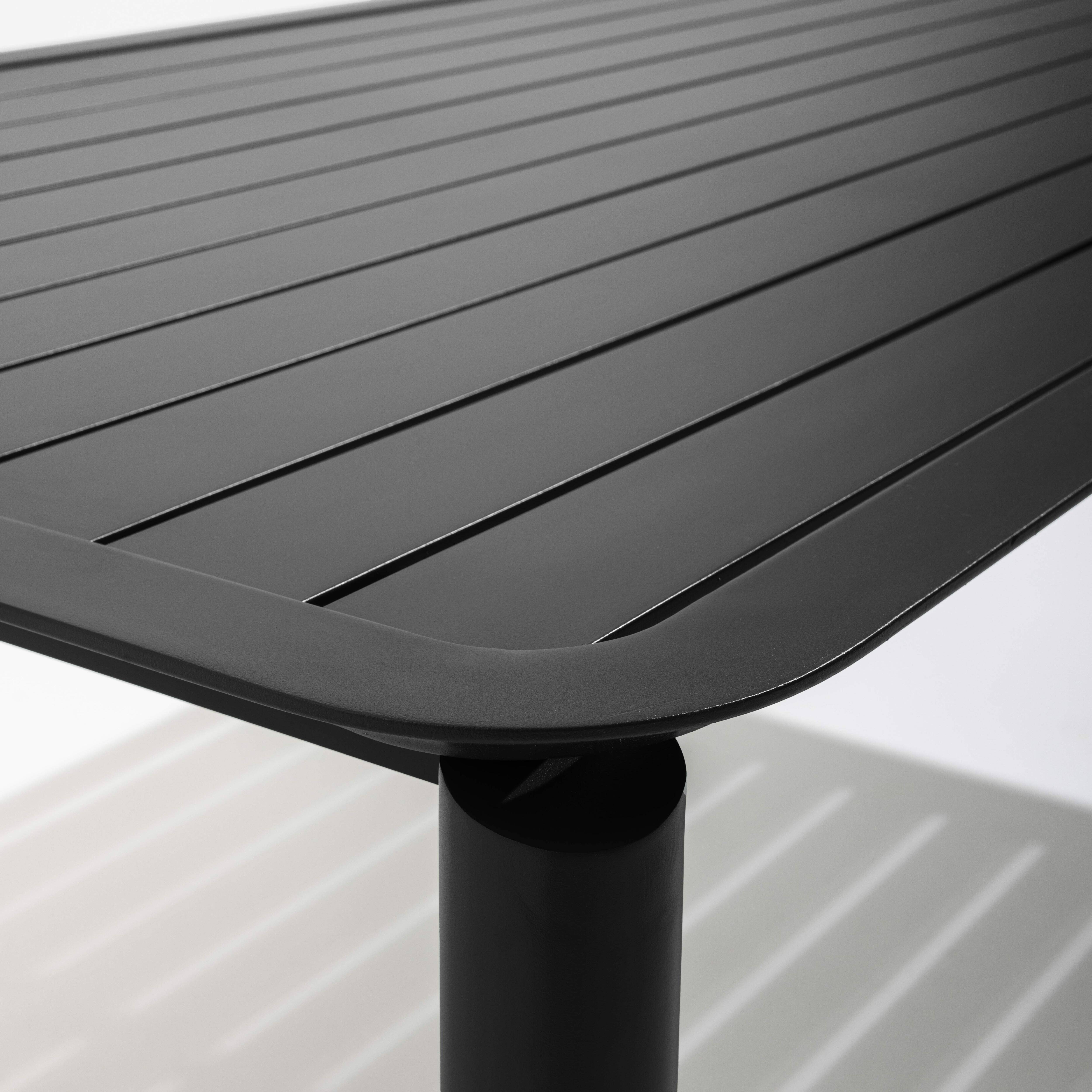 Oviala - Ensemble table de jardin et 8 chaises noir Almada - Oviala - Imagen 5