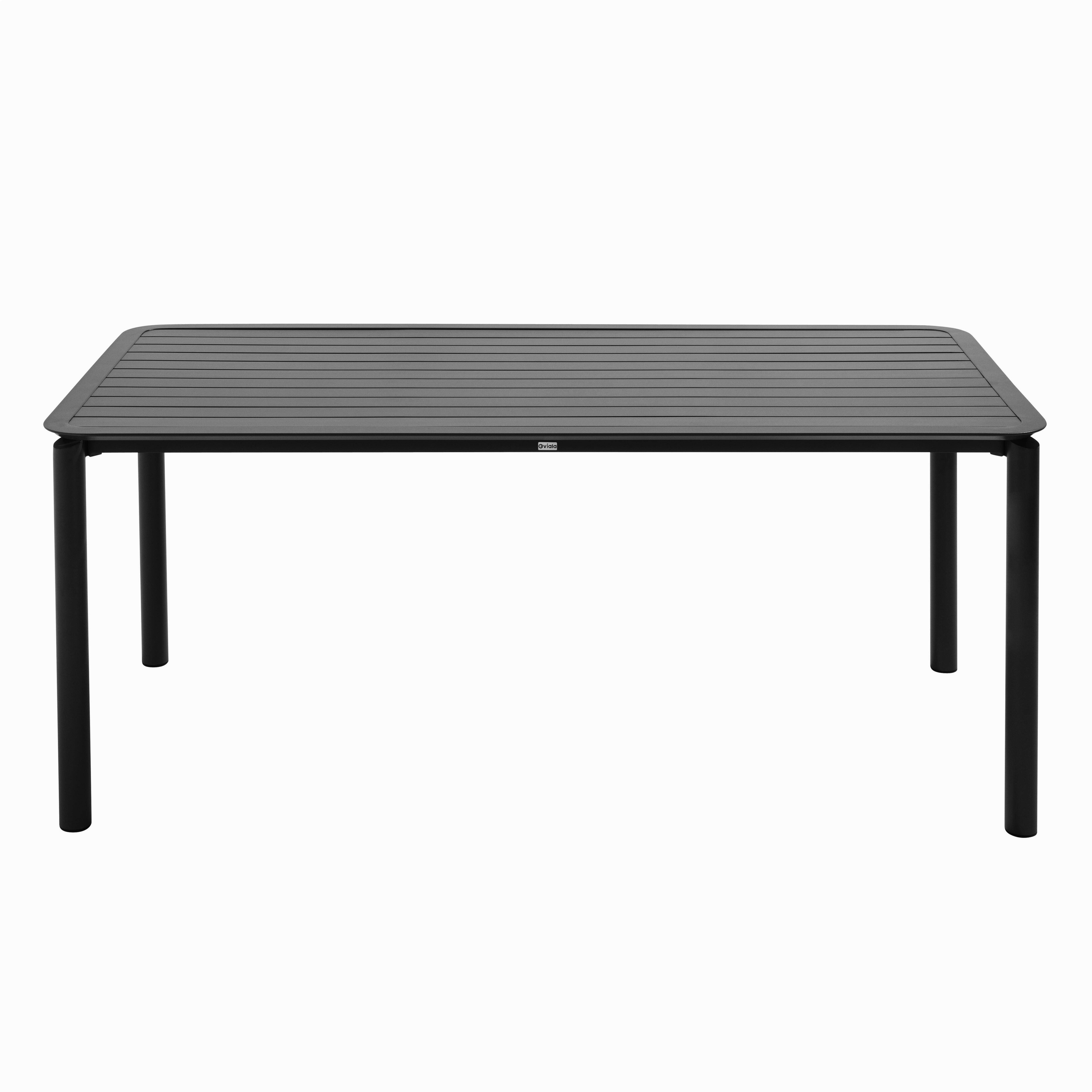 Oviala - Ensemble table de jardin et 8 chaises noir Almada - Oviala - Imagen 4