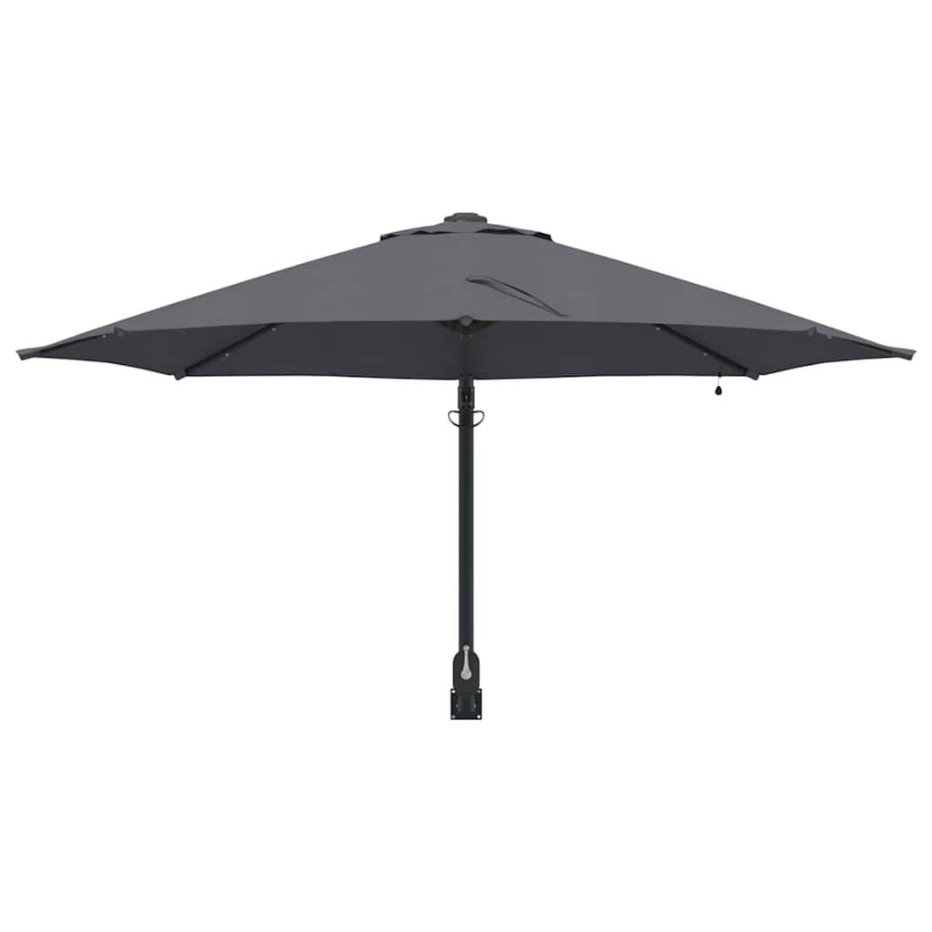 Parasol de jardin polyester acier anthracite 248 x 248 x 148 cm - PANGIVO - Image 4