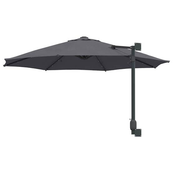 Parasol de jardin polyester acier anthracite 248 x 248 x 148 cm - PANGIVO - Image 6