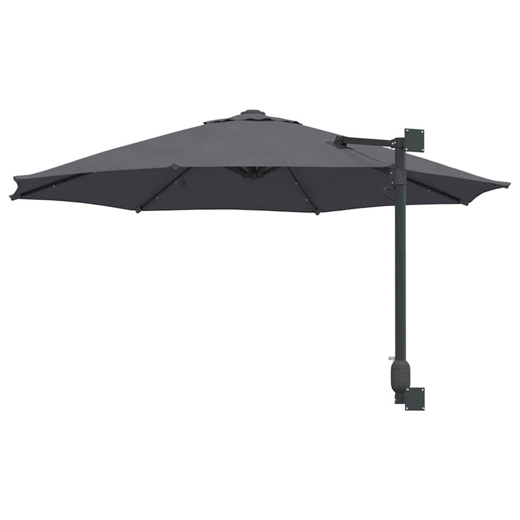 Parasol de jardin polyester acier anthracite 248 x 248 x 148 cm - PANGIVO - Image 6