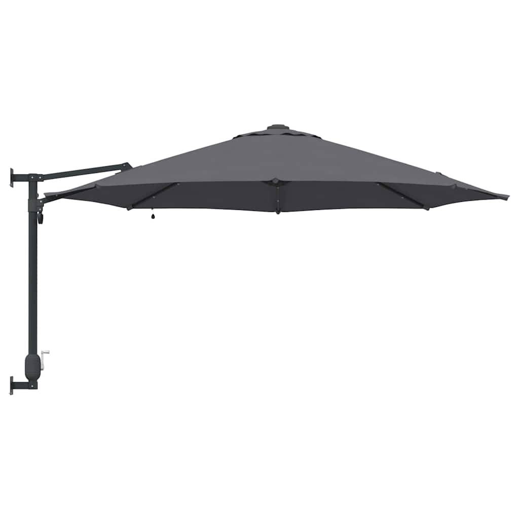Parasol de jardin polyester acier anthracite 248 x 248 x 148 cm - PANGIVO - Image 5