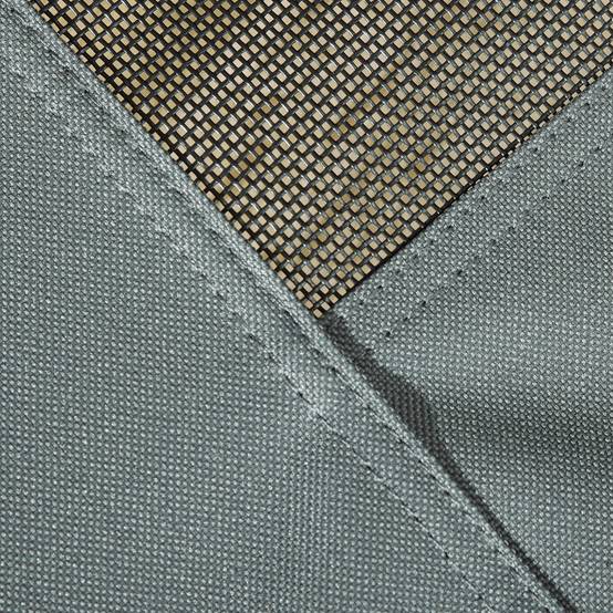 Lit Chien Surélevé Métal Extérieur Toit Pare-soleil Amovible Aéré Gris 76x61cm - ComfortXL Pet Living - Image 8