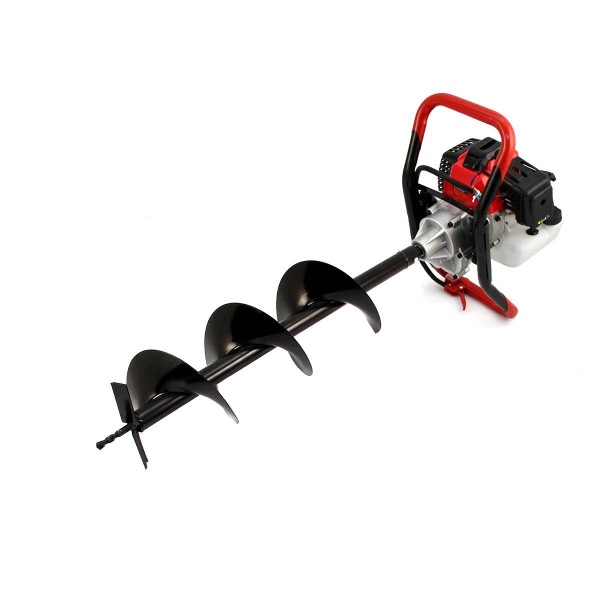 Monstershop - Tarière T-Mech 52cc, Bétonnière & Enfonce Poteaux 120mm  Moteur à 4 temps - Image 2