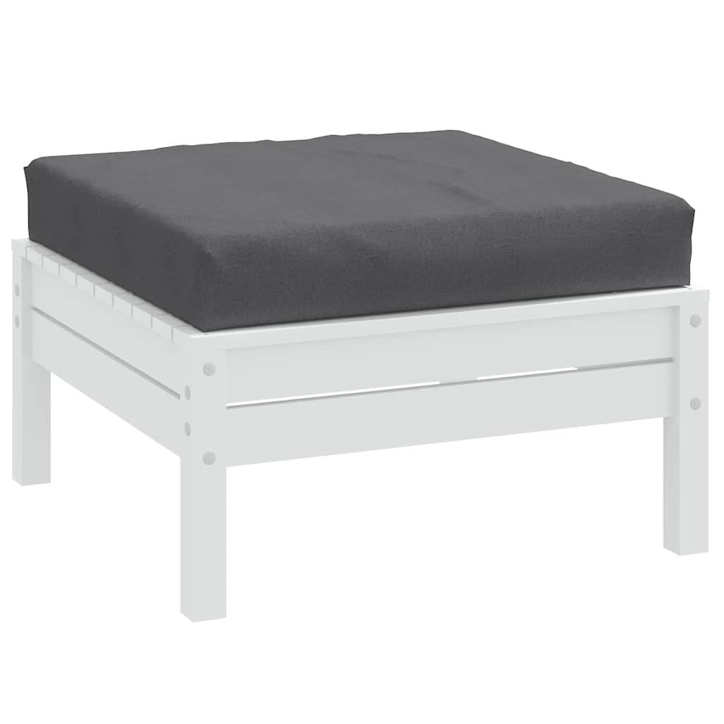 Coussin d'assise pour canapé palette tissu polyester confortable pour salon de jardin Anthracite 60x60 cm – ComfortXL Outdoor Living - Image 1