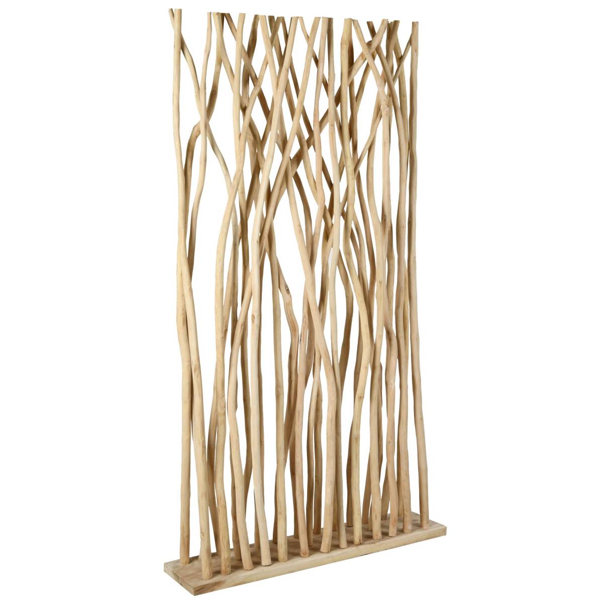 Aubry Gaspard - Séparateur de pièce branchage en teck 29 branches