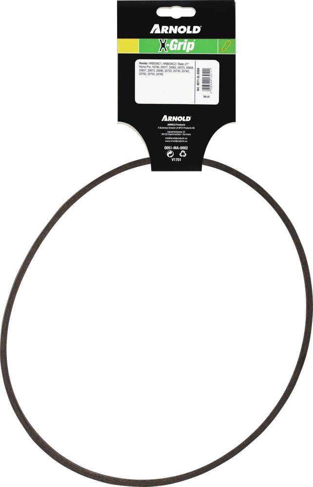 Arnold - Courroie trapézoïdale X-Grip V de type 3L360 Arnold - Imagen 4
