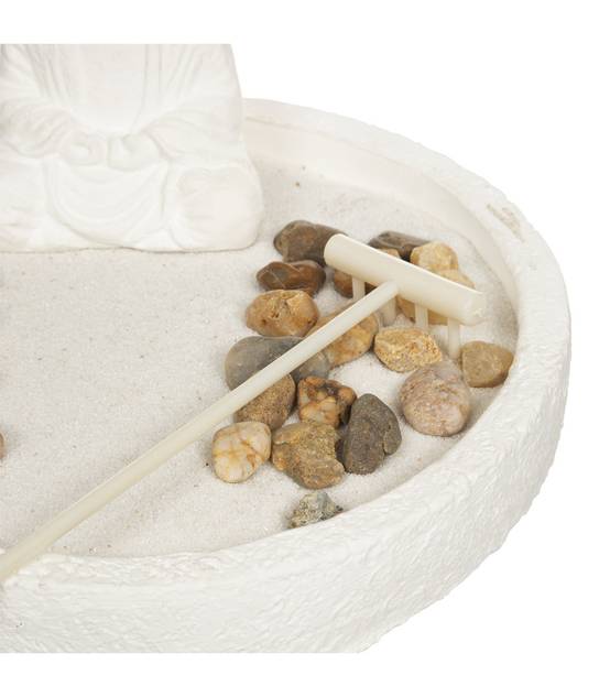 Jardin Zen Bouddha sur un plateau avec décorations - Image 3