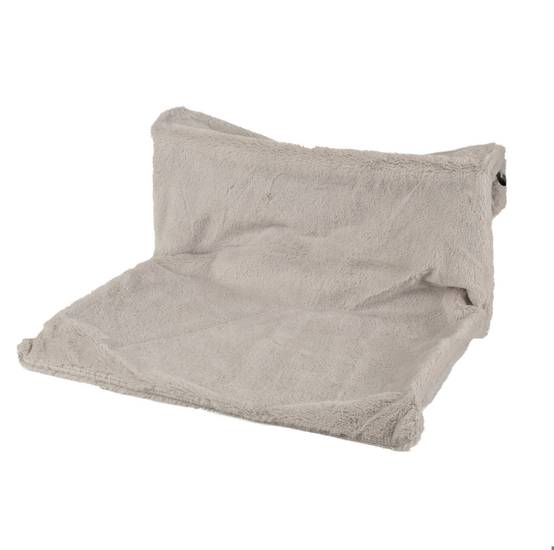 Hamac de radiateur pour chat Chill gris en peluche - Image 1