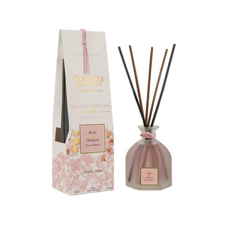 Ramo perfumado Rosa e hibisco 100ml - Imagen 1