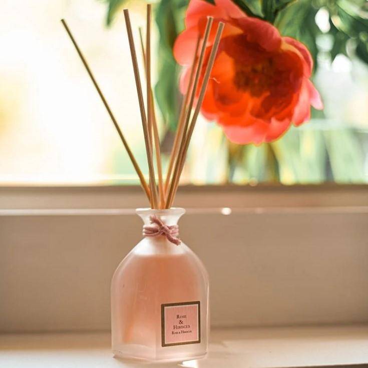 Ramo perfumado Rosa e hibisco 100ml - Imagen 3