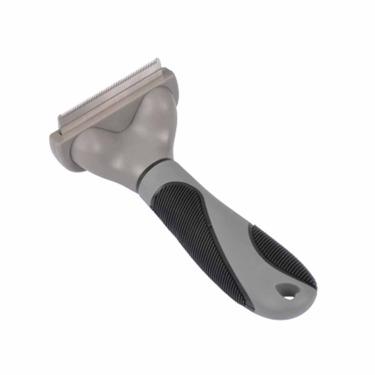 Brosse de Toilettage "Spéciale Sous Poils" 16cm Gris