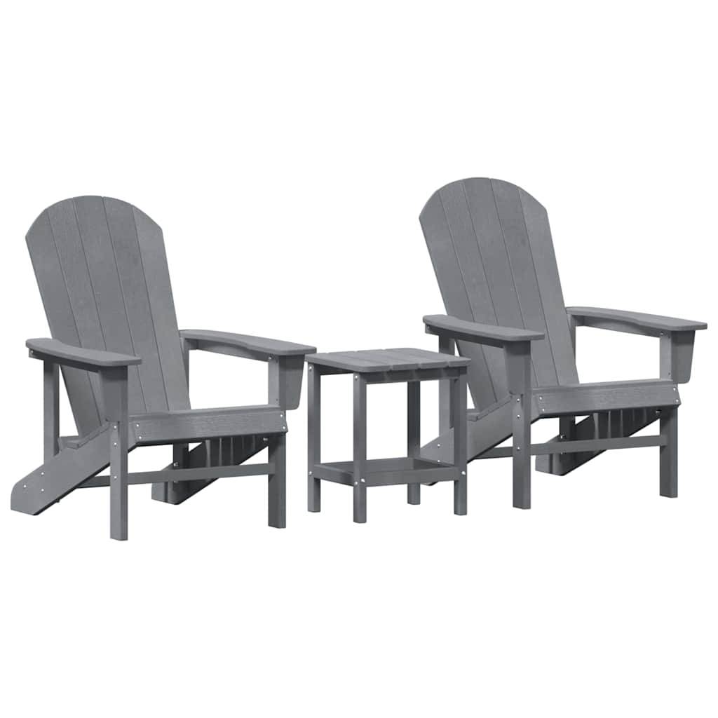 PANGIVO - Chaise de jardin Polyéthylène Gris clair 82 x 74 x 92 cm, Poids :38.48kg - PANGIVO - Image 2